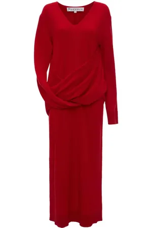J.W.Anderson Vestido drapeado en la parte delantera