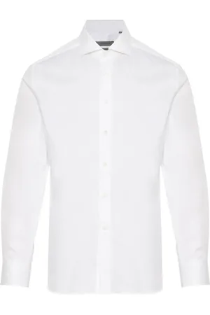 corneliani Camisa de popelina