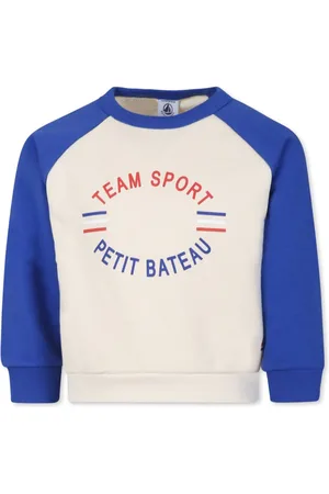 Petit Bateau Sudadera con logo estampado