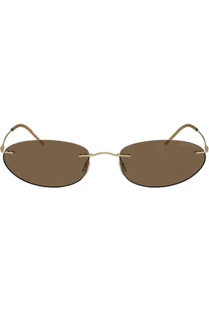 Giorgio Armani Lentes de sol con armazón ovalado