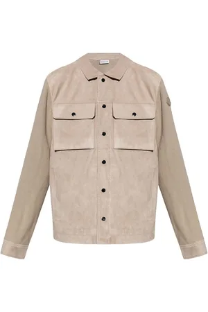 Moncler Camisa de gamuza