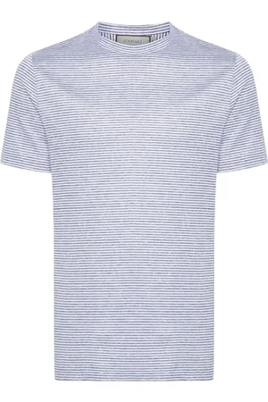 CANALI Playera con motivo de rayas