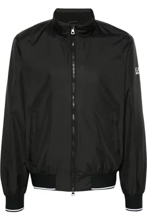 EA7 Chamarra ligera con logo estampado