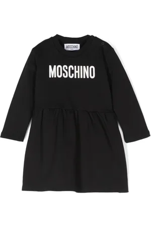 Moschino Vestido con logo estampado
