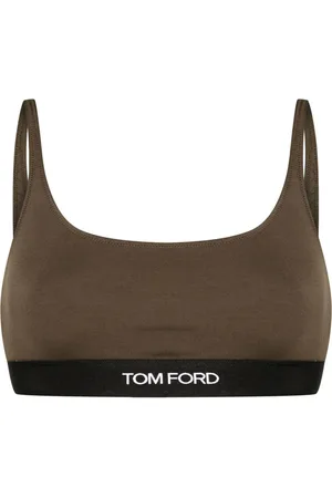 Tom Ford Bralette con logo en jacquard