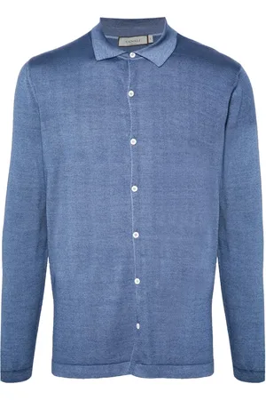 CANALI Cárdigan con cuello tipo polo