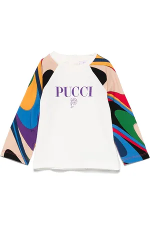 PUCCI Junior Playera con estampado Iride