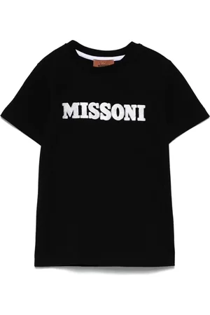 Missoni Playera con logo de lentejuelas
