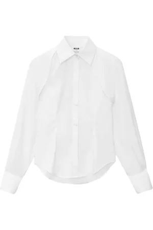 Msgm Camisa con botones y mangas removibles