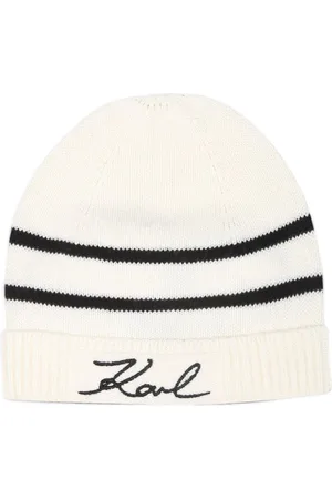 Karl Lagerfeld Gorro con logo bordado
