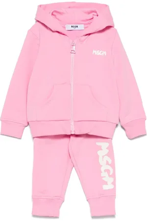 Msgm Traje deportivo con logo estampado