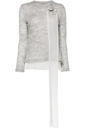 ERMANNO SCERVINO Suéter con apliques florales