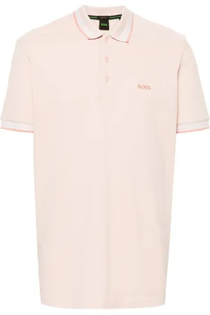 HUGO BOSS Playera tipo polo con logo bordado