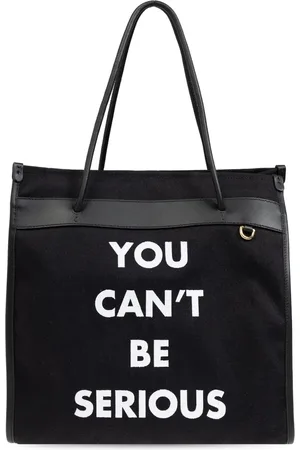 Moschino Tote con eslogan estampado