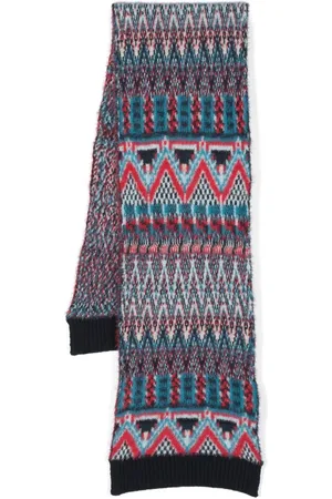 Missoni Bufanda tejida en intarsia