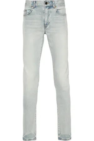 Saint Laurent Jeans rectos con efecto degradado