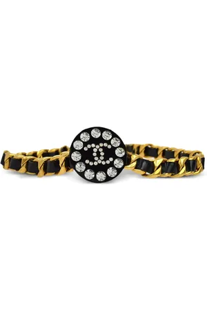 CHANEL Cinturón de cadena con logo CC 1995
