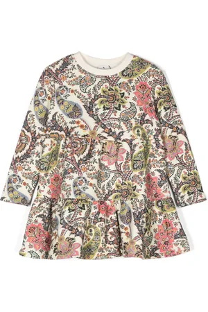 Etro Vestido con estampado de cachemira