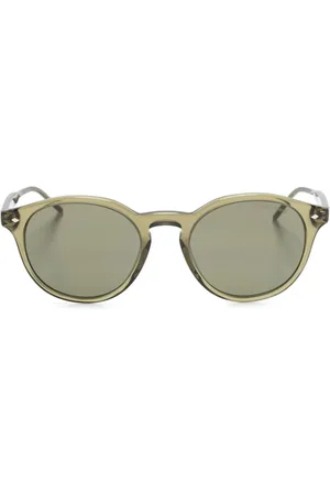 Giorgio Armani Lentes de sol con armazón redonda