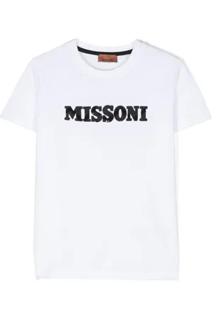 Missoni Playera con logo de lentejuelas