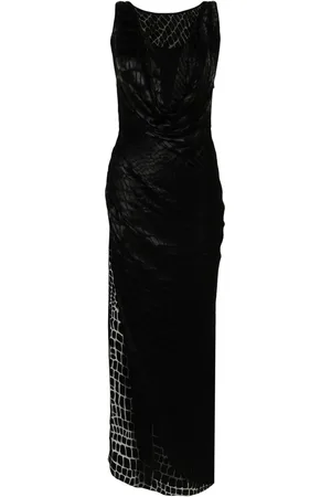 BLUMARINE Vestido con efecto devoré