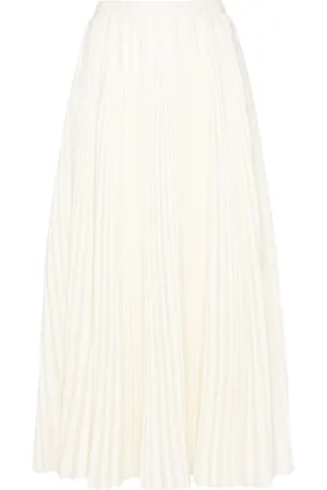 ERMANNO SCERVINO Falda midi con diseño plisado