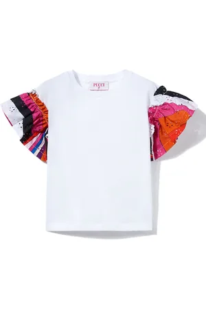 PUCCI Junior Playera con estampado Iride