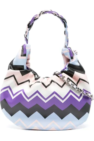 Missoni Bolsa de hombro con motivo en zigzag