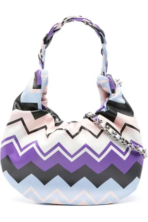 Missoni Bolsa de hombro con motivo en zigzag