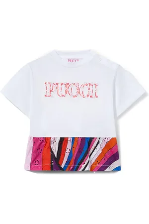 PUCCI Junior Playera con estampado Iride