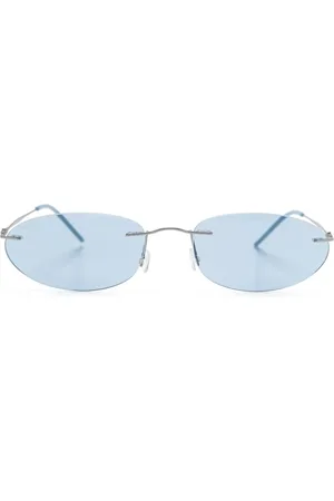 Giorgio Armani Lentes de sol con armazón ovalada