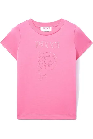 PUCCI Junior Playera con logo estampado