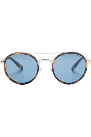 Ralph Lauren Lentes de sol con armazón redonda
