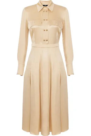 Elisabetta Franchi Vestido camisero de crepé
