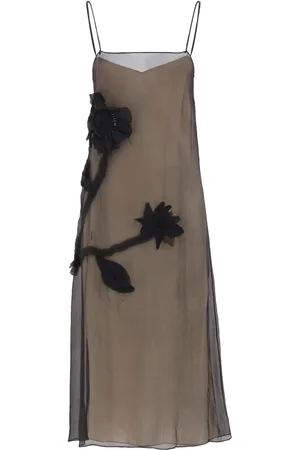 Marni Vestido con aplique floral