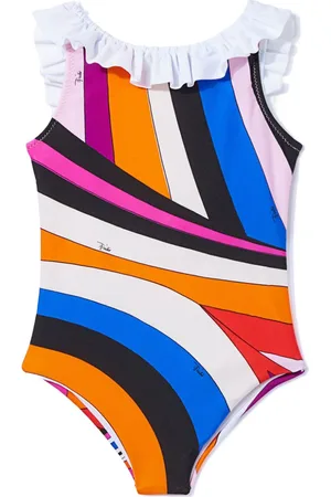 PUCCI Junior Traje de baño con estampado Iride