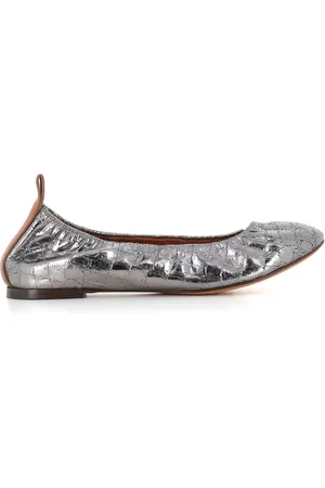 Lanvin Flats con efecto metalizado