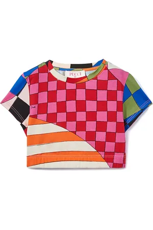 PUCCI Junior Playera con estampado Giardino