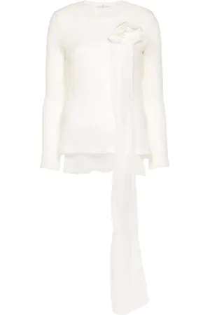 ERMANNO SCERVINO Suéter con aplique floral