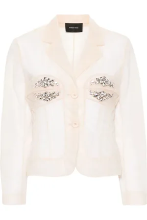 Simone Rocha Camisa con detalles de cristal