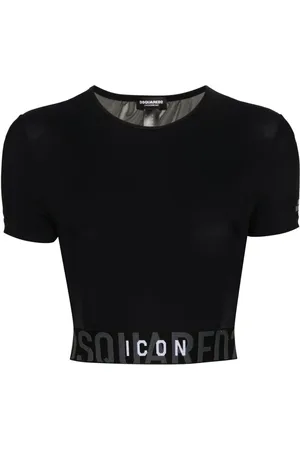 Dsquared2 Playera con banda del logo
