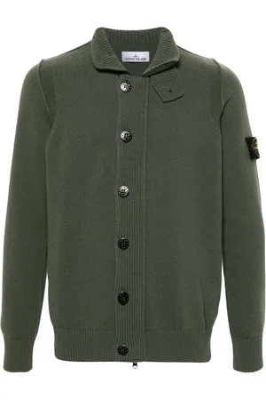 Stone Island Cárdigan con distintivo Compass