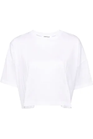 ENFÖLD Playera con pliegues pintuck