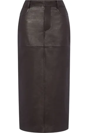 Moschino Falda lápiz con diseño midi