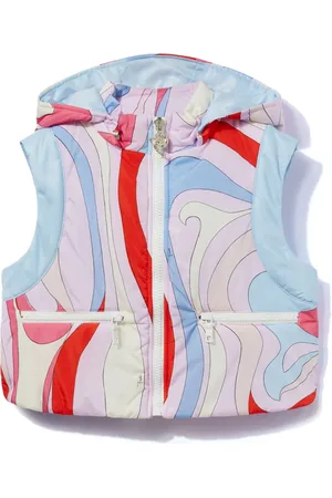 PUCCI Junior Chaleco con estampado Marmo