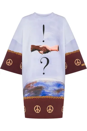 Moschino Vestido con estampado gráfico