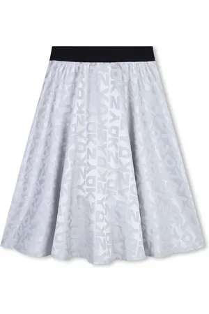 DKNY Falda con logo en jacquard