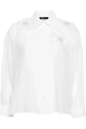 Maje Camisa de organza