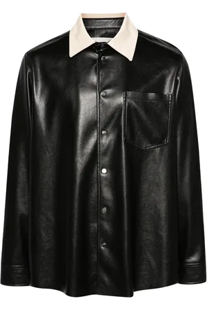 Nanushka Camisa con cuello en contraste