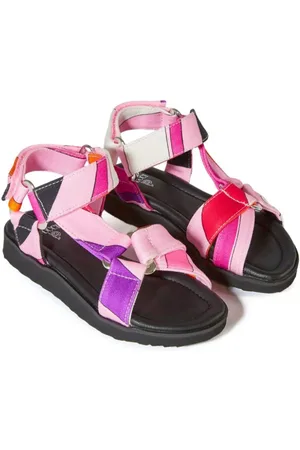 PUCCI Junior Sandalias con estampado Marmo